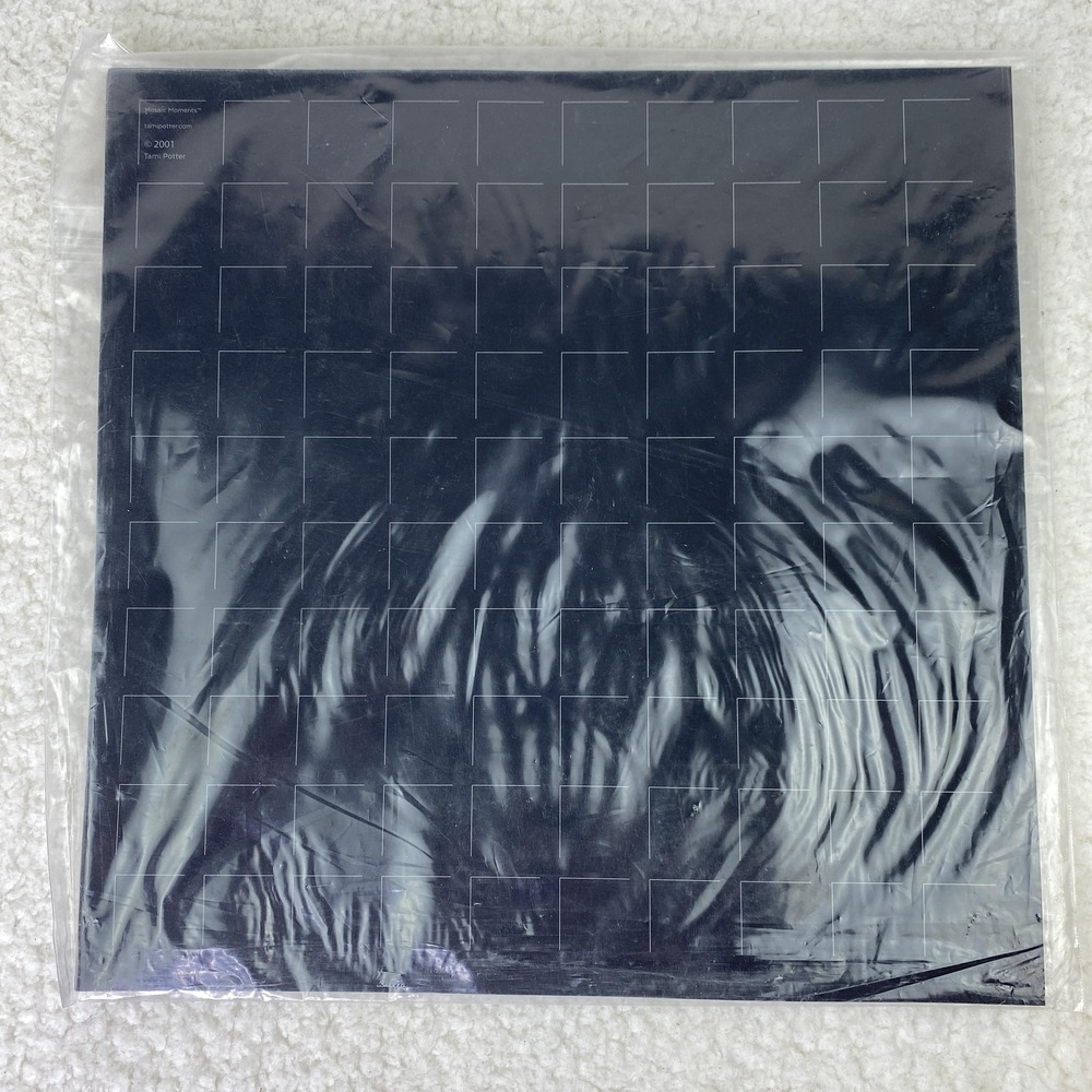 Mosaic Moments Black Self-Adhesive Album Page Scrapbook Grid Single Sheet‎